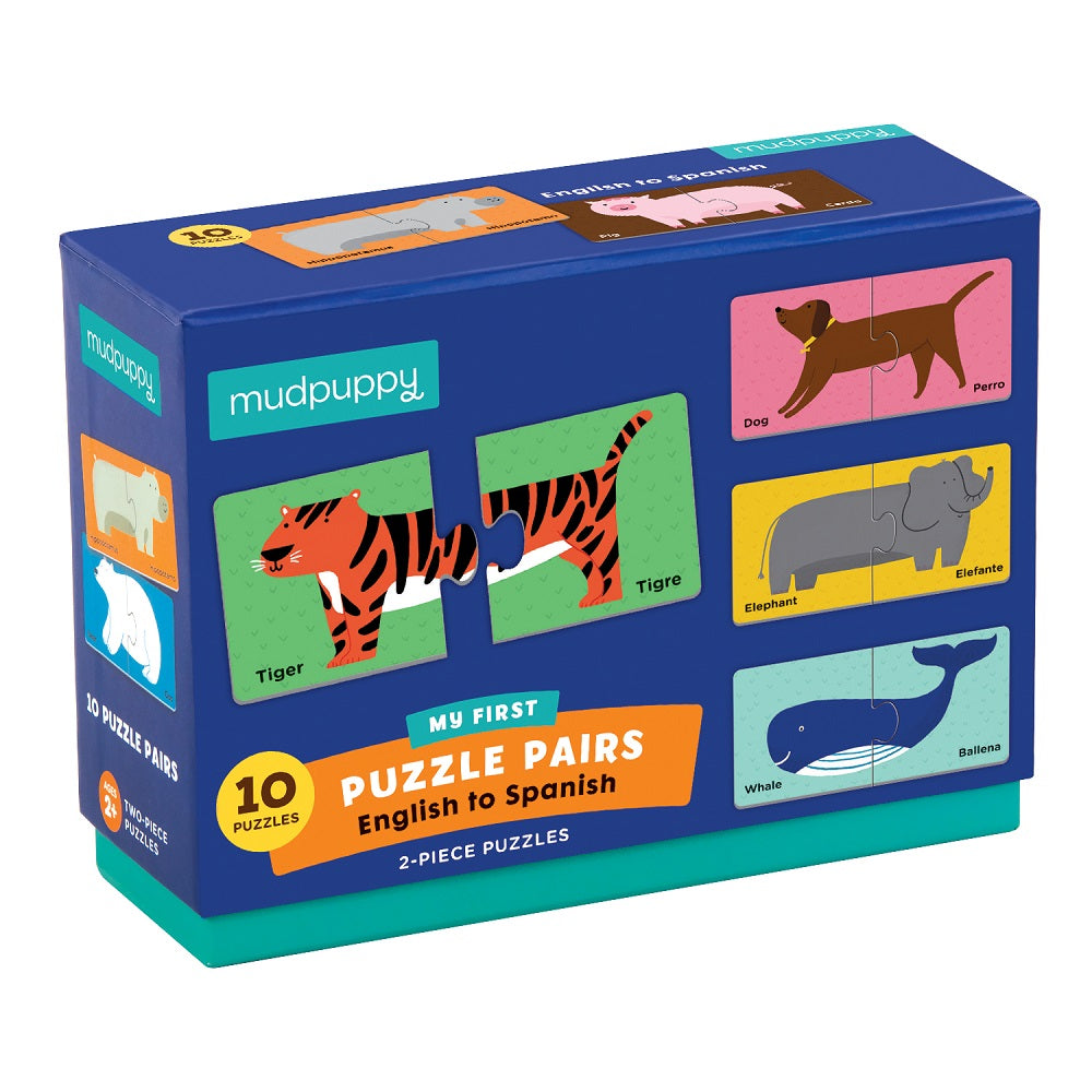 Puzzle de pares, español-inglés