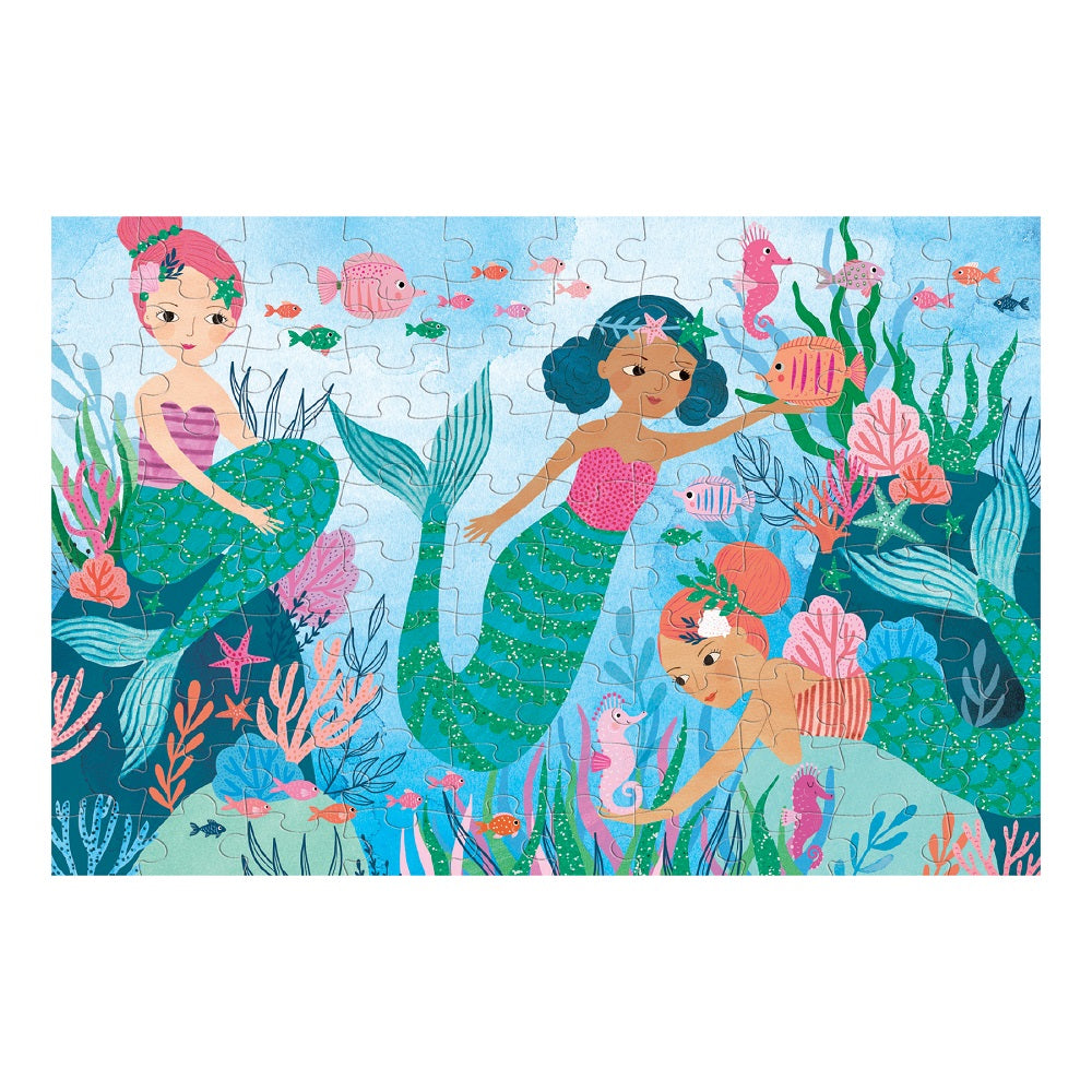 puzzle glitter sirenas
