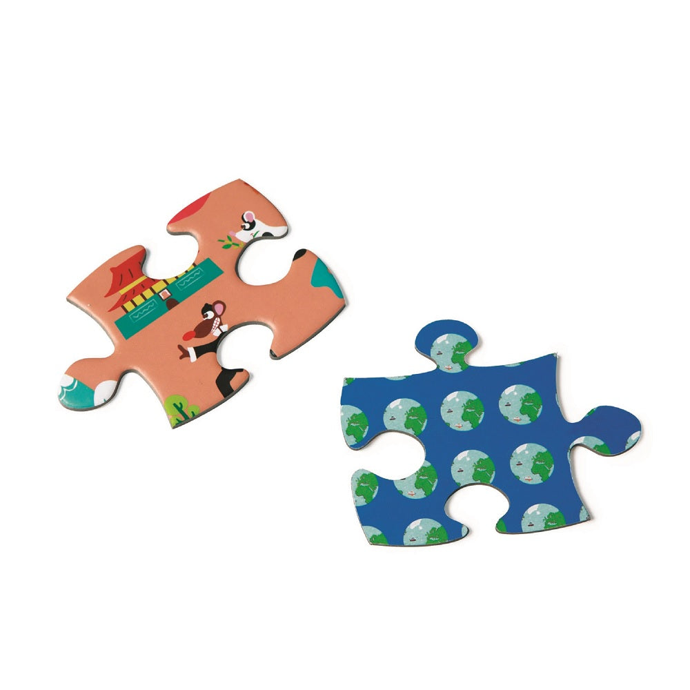 Puzzle 150pcs, mapa del mundo