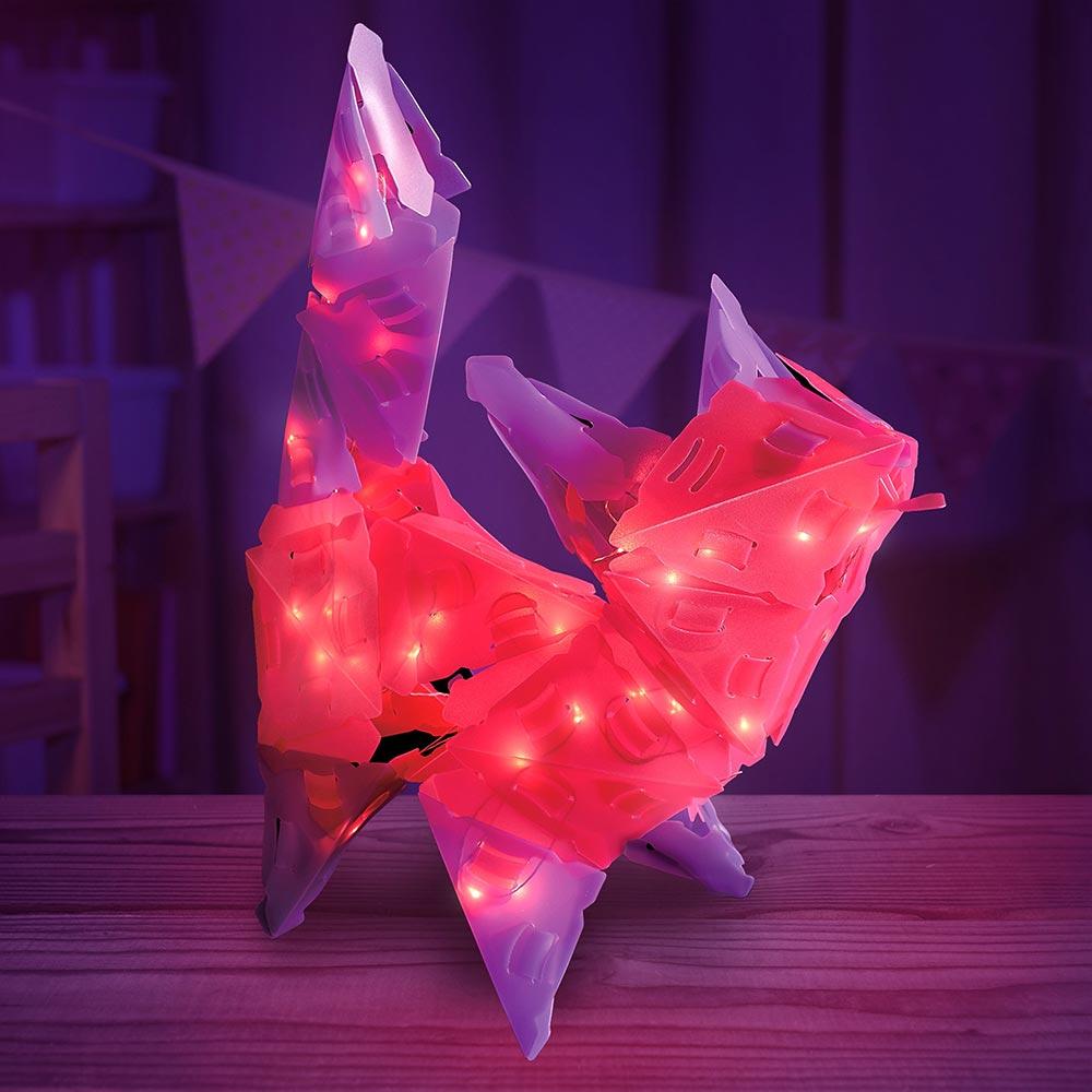 Rompecabezas con iluminación 3D mediano, Gato
