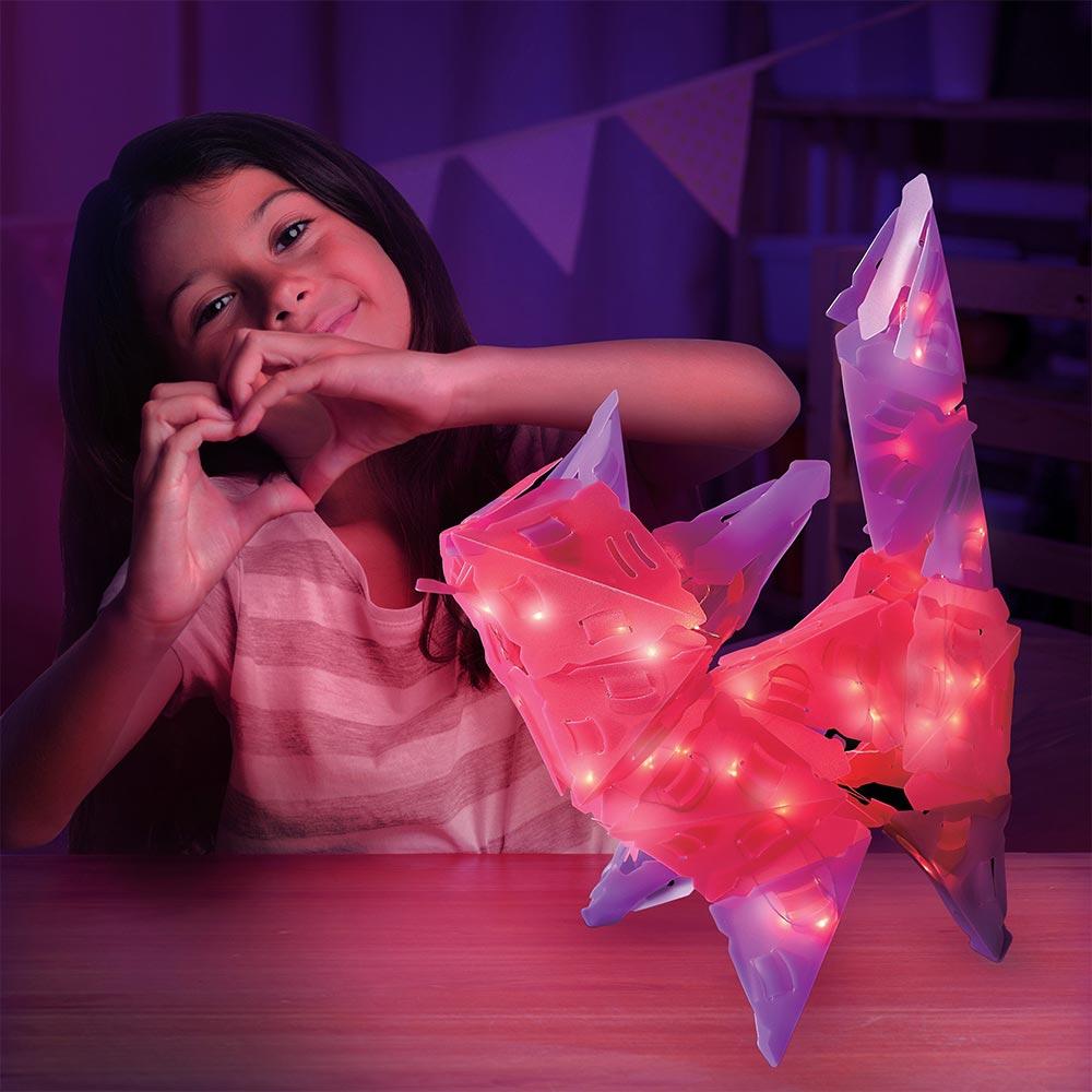 Rompecabezas con iluminación 3D mediano, Gato