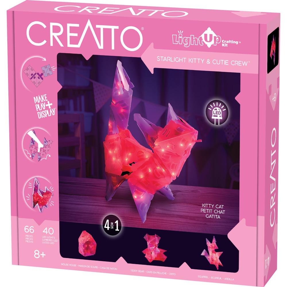 Rompecabezas con iluminación 3D mediano, Gato