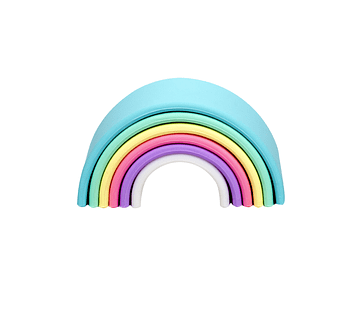 Arcoiris de color pastel 6pcs
