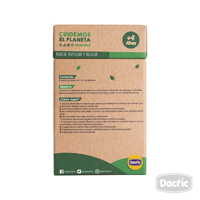 Memorice Cuida el Planeta - APEGA2