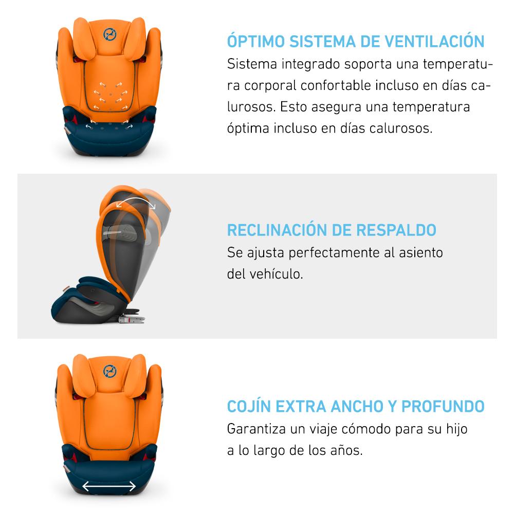 Silla de auto butaca SOLUTION S-FIX CYBEX - APEGA2