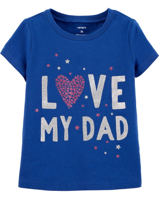 Polera "love my dad"