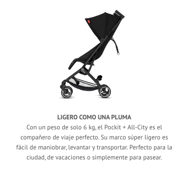 Coche de paseo POCKIT PLUS ALL CITY GB - APEGA2