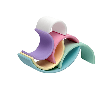 Arcoiris de color pastel 6pcs