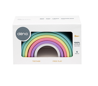Arcoiris de color pastel 6pcs