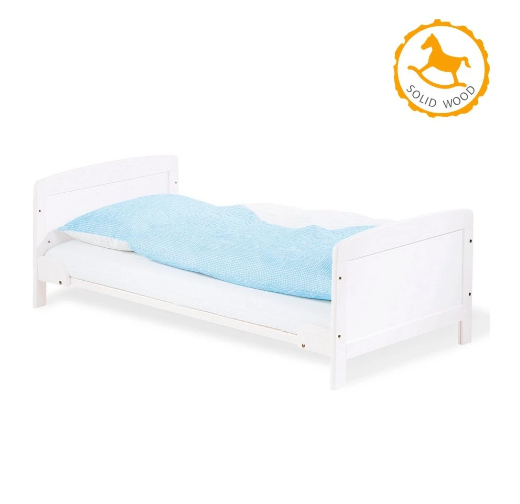 Cuna-Cama de transición de madera Viktoria (incl. colchón)