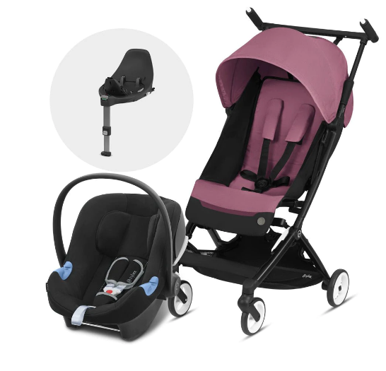 Coche de Paseo LIBELLE + silla ATON 5 + base para auto