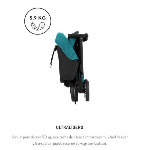 Coche de Paseo LIBELLE + silla ATON S2 + base para auto