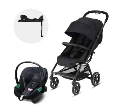 Coche de paseo EEZY S PLUS 2 +  ATON S2 + base para auto