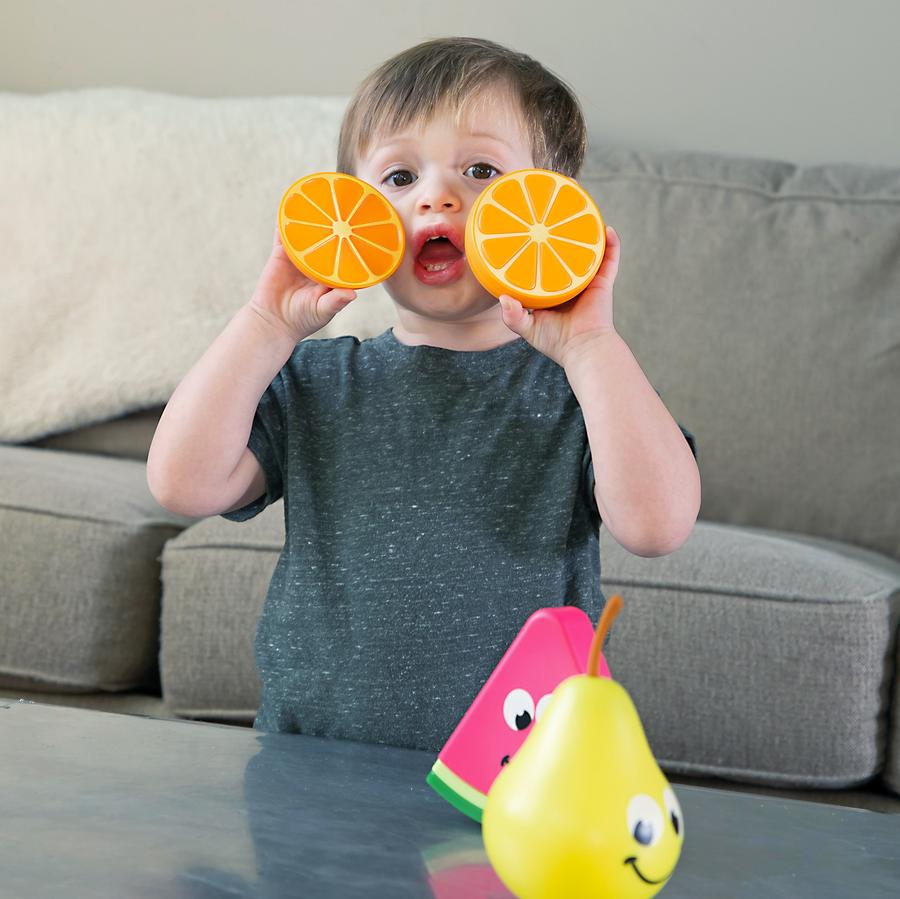 Fruit friends, puzzle sonajero