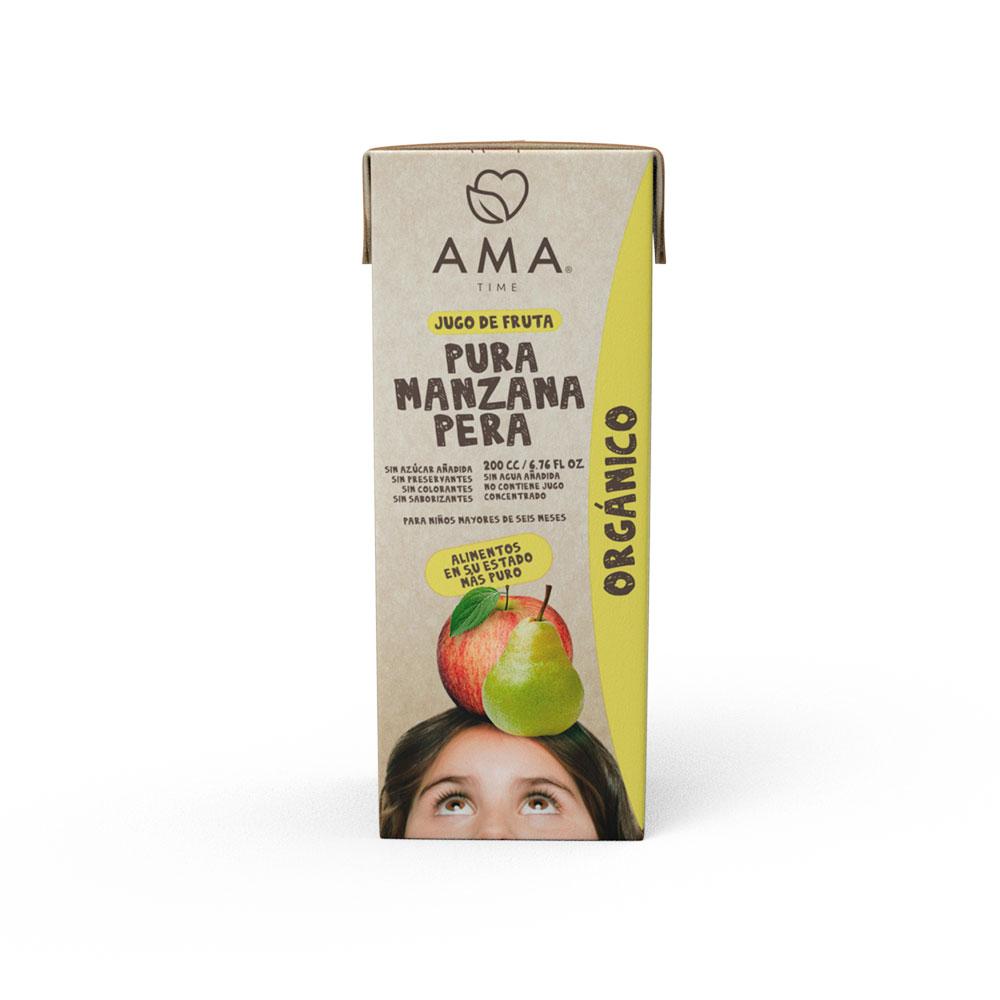 Jugo Manzana Pera orgánico 3u.