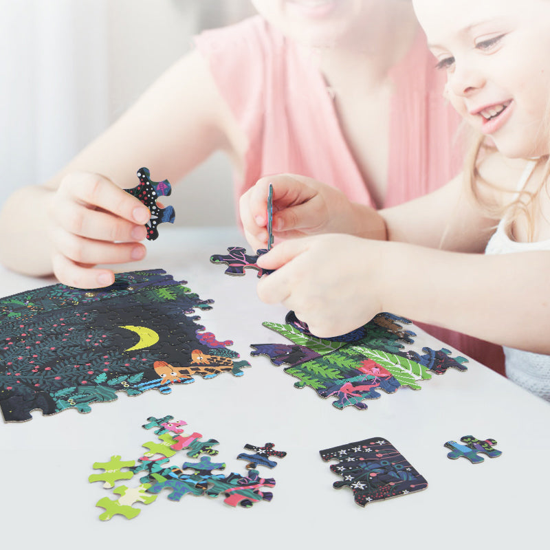 Puzzle con forma, sueño de elefante