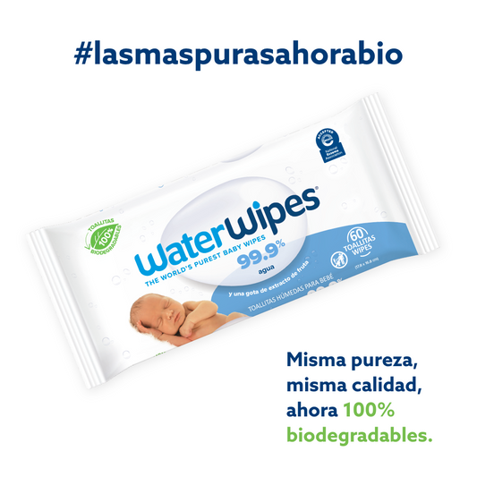 WaterWipes Biodegradables 60u.