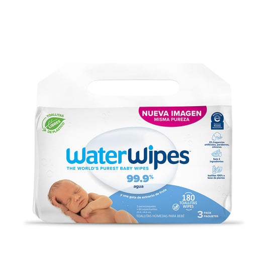 WaterWipes Biodegradables 60u. x 3