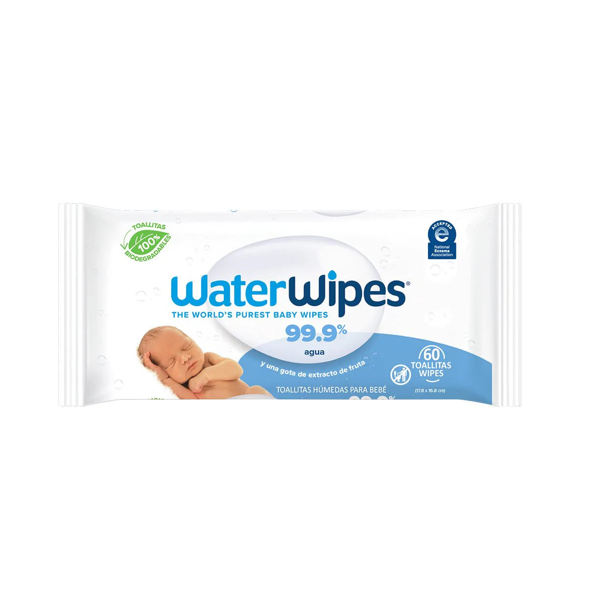 WaterWipes Biodegradables 60u.