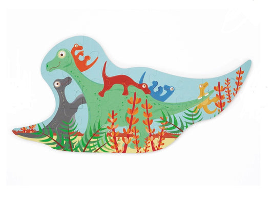 Puzzle con forma dinosaurio, 30pcs